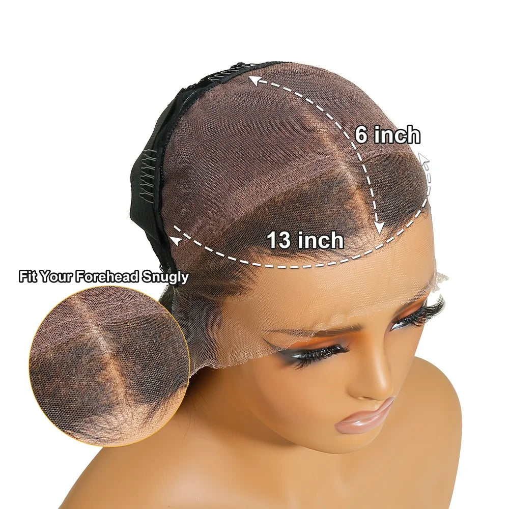 200 Density Glueless HDLace Human Hair