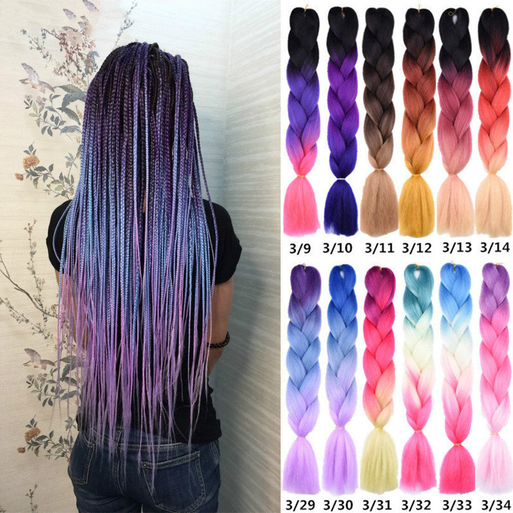 Colorful Braids Extention