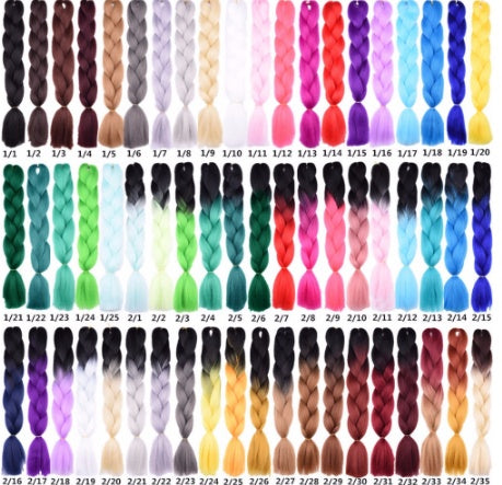 Colorful Braids Extention
