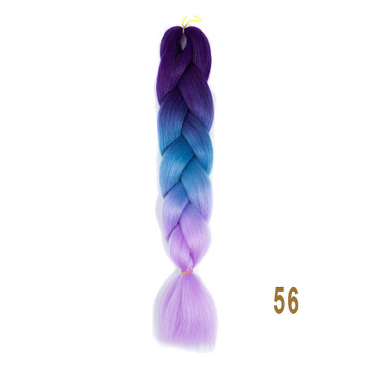 High Temperature Silk Braids Ombre Extensions