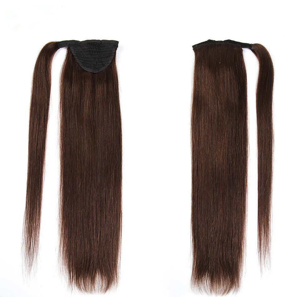 Human Hair Velcro Ponytail Extension