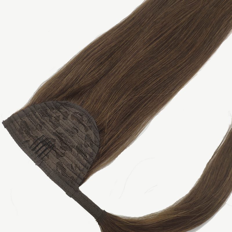 Human Hair Velcro Ponytail Extension