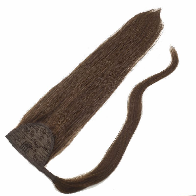 Human Hair Velcro Ponytail Extension