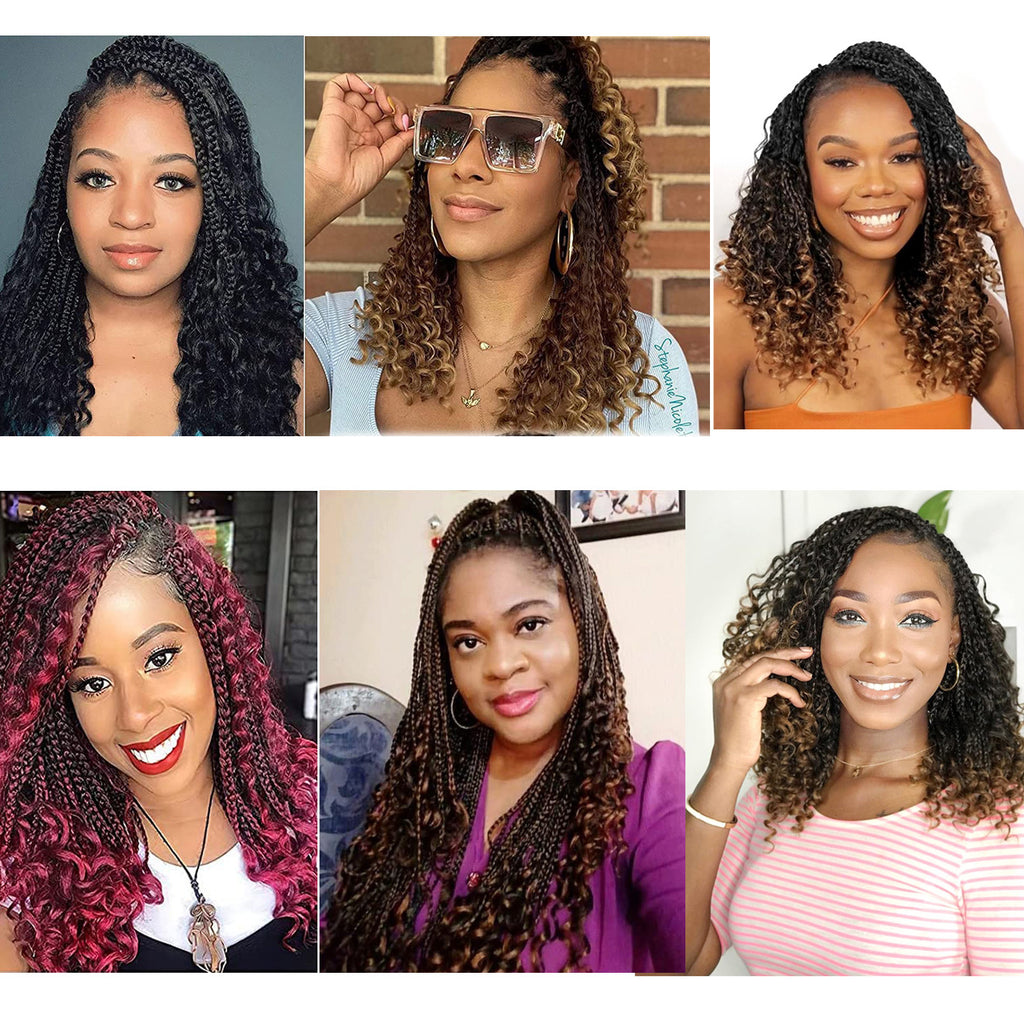 Fiber Hair Three-strand African Braid Crochet Hair