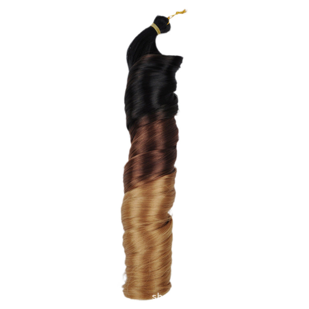 New Loose Wave Crochet Hair Crochet Hair Extension Big Wave Reel Curved Hair Handle