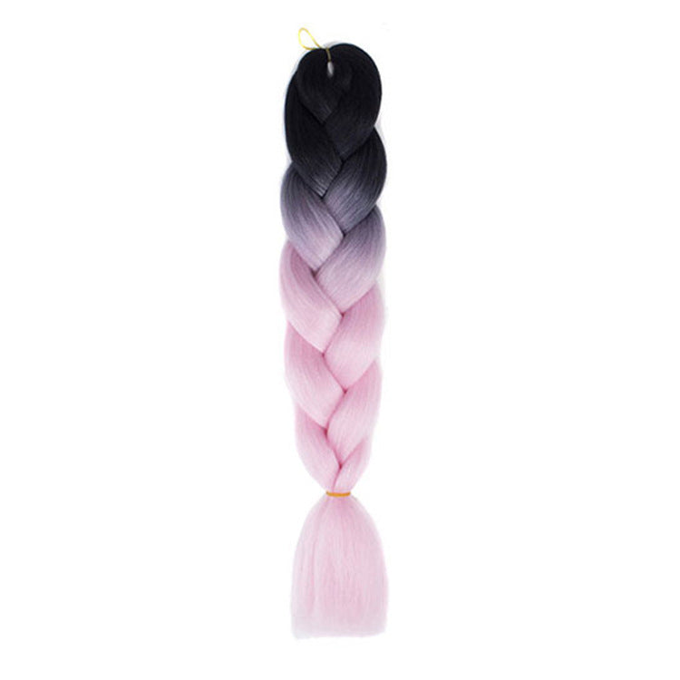 High Temperature Silk Braids Ombre Extensions
