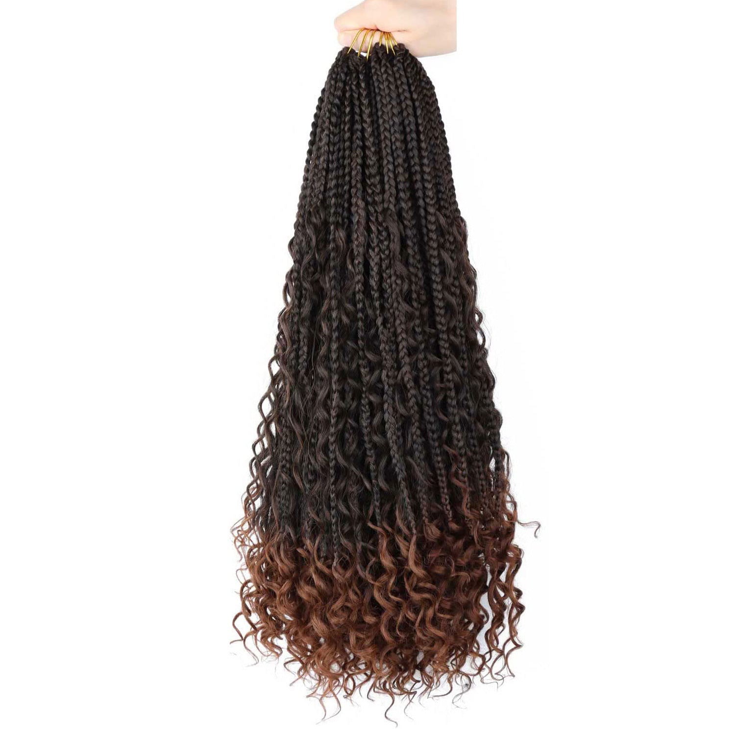 Fiber Hair Three-strand African Braid Crochet Hair