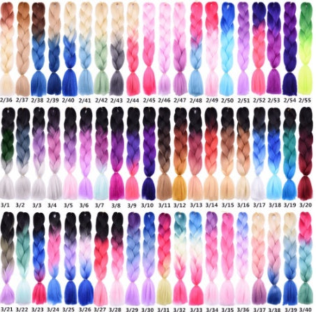 Colorful Braids Extention
