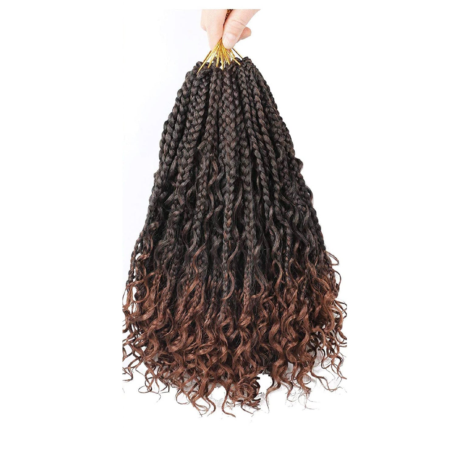 Fiber Hair Three-strand African Braid Crochet Hair