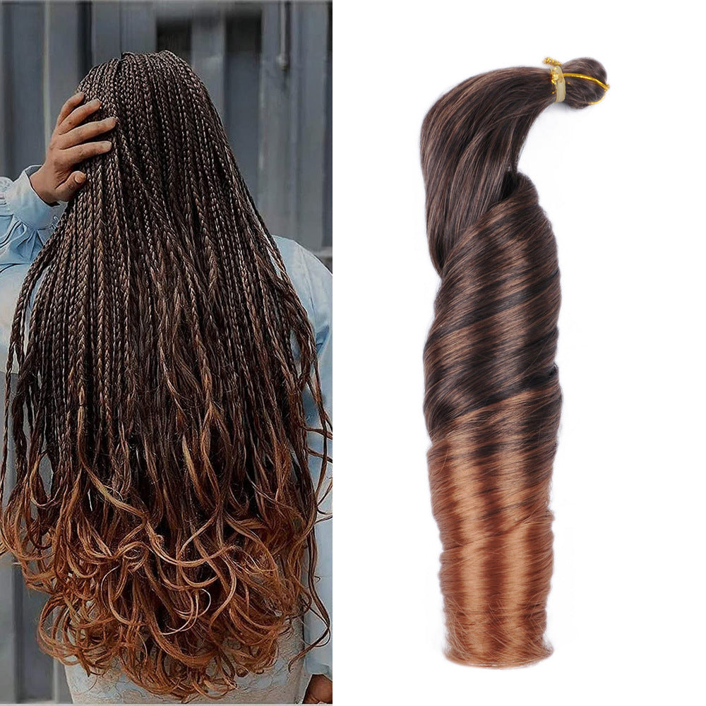New Loose Wave Crochet Hair Crochet Hair Extension Big Wave Reel Curved Hair Handle