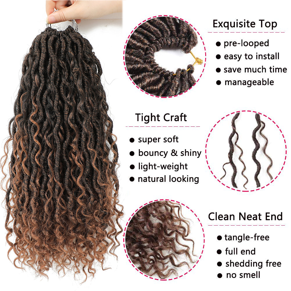 Fiber Crochet Hair