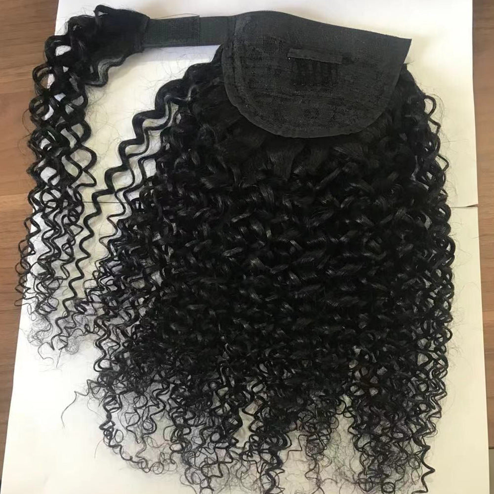 Curly Human Hair Ponytail