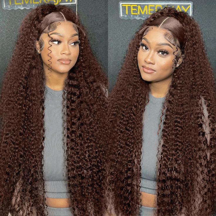 Chocolate Brown Human Hair Lace Wig