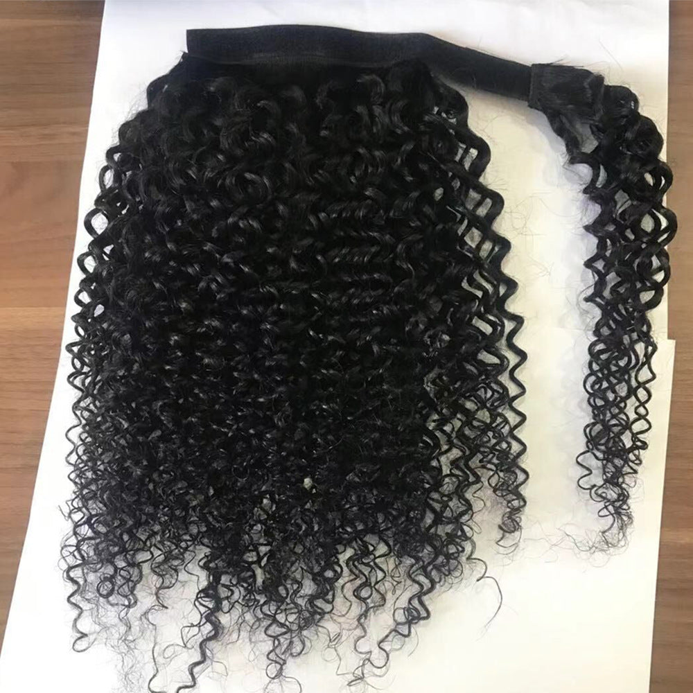 Curly Human Hair Ponytail