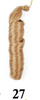New Loose Wave Crochet Hair Crochet Hair Extension Big Wave Reel Curved Hair Handle