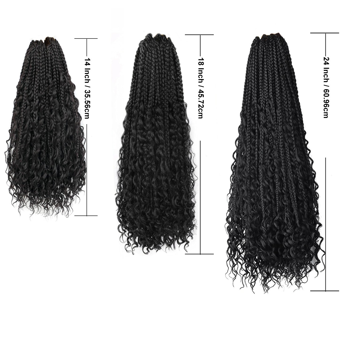 Fiber Hair Three-strand African Braid Crochet Hair