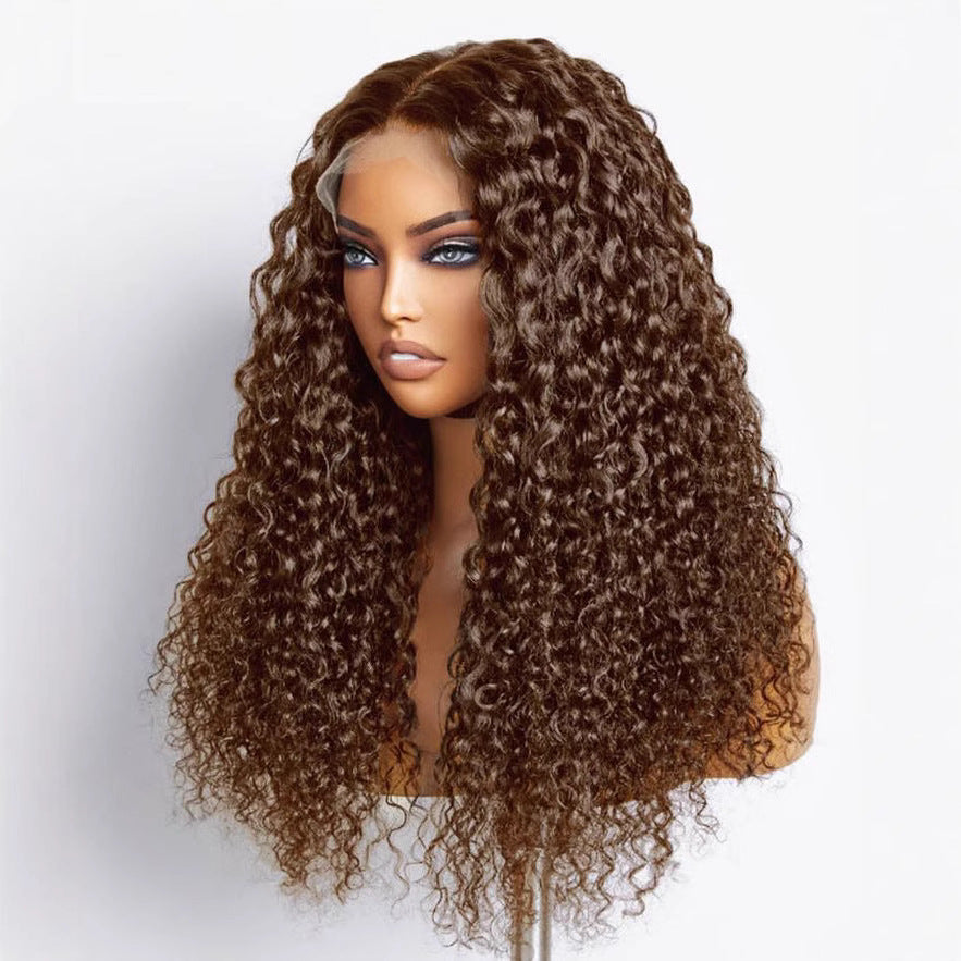 Chocolate Brown Human Hair Lace Wig