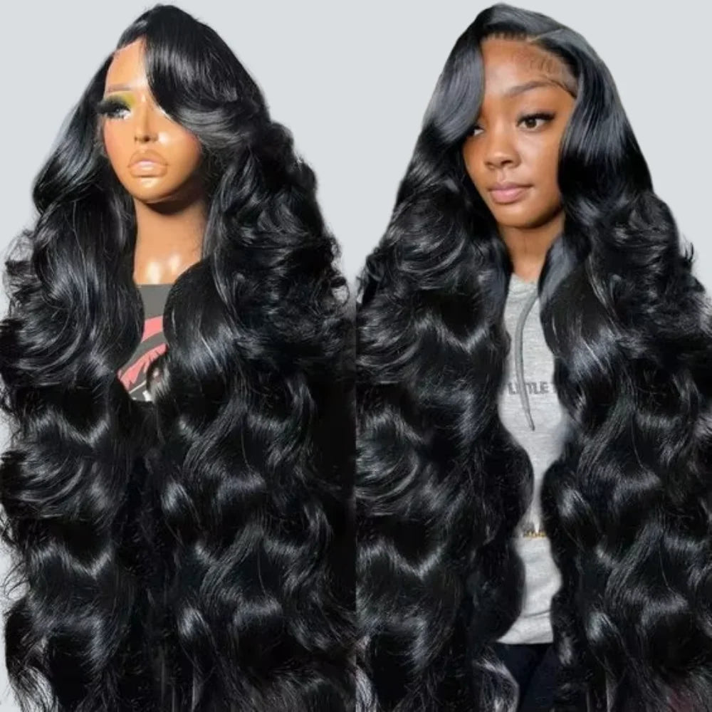 Body Wave Double Drawn 13x6 Hd Human Hair Lace Front Wigs Pre Plucked Hairline for Black Women HD Lace Frontal Wigs Human Hair