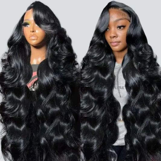 Body Wave Double Drawn 13x6 Hd Human Hair Lace Front Wigs Pre Plucked Hairline for Black Women HD Lace Frontal Wigs Human Hair