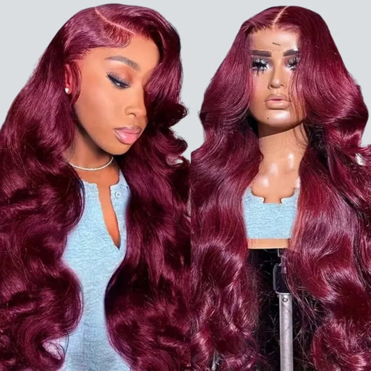99J Vietnamese HD Lace Frontal Glueless wig