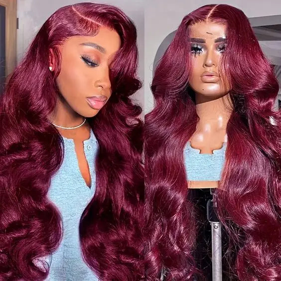 99J Vietnamese HD Lace Frontal Glueless wig