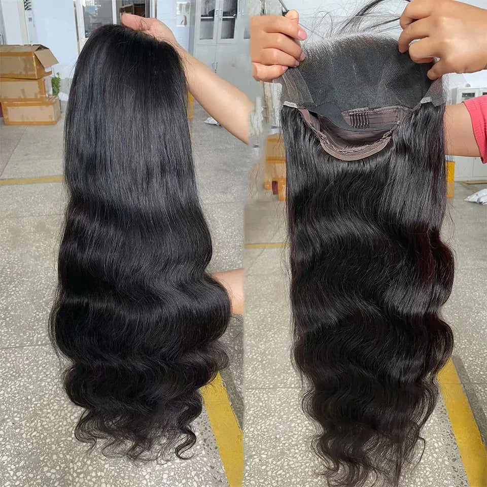 Shipping Now Raw Vietnamese Wig Human Hair Body Wave Lace Front Wigs Wholesale Glueless Hd Lace Frontal Wigs for Black Women