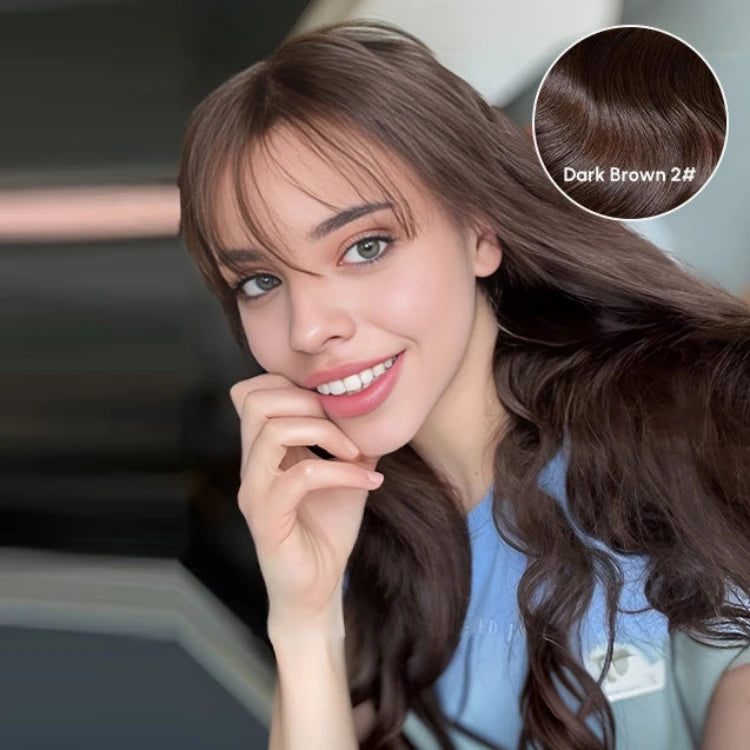 Pre Everything Glueless 13x5 Body Wave Lace Front Wig With Bangs  HD Pre Cut Lace Human Hair Wig