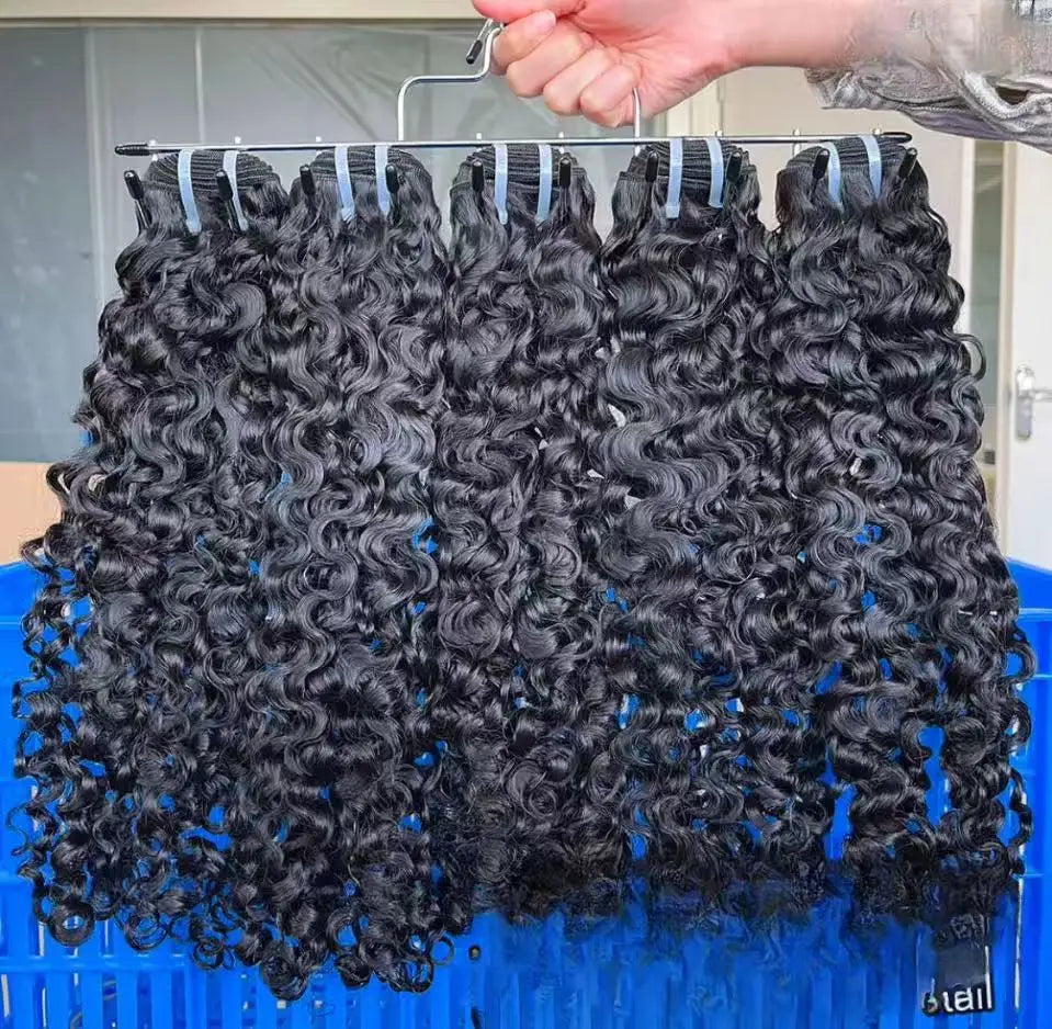 Raw Vietnamese Burmese Curly Hair HD Lace Virgin Human Hair Transparent Glueless Front Unprocessed Body Wave and Wigs