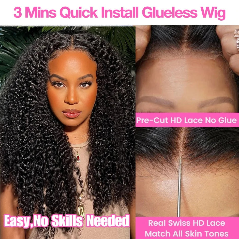 Deep Curls 7x5 HD Transparent Lace Closure Wig
