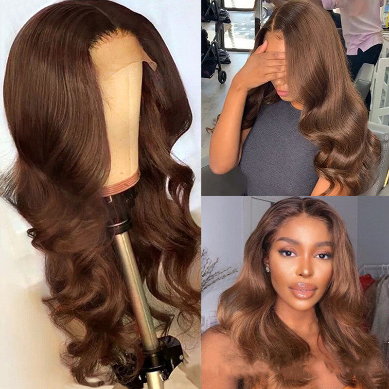 Brown HD Lace Human Hair Wig