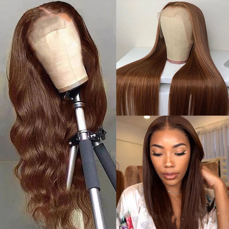 Brown HD Lace Human Hair Wig