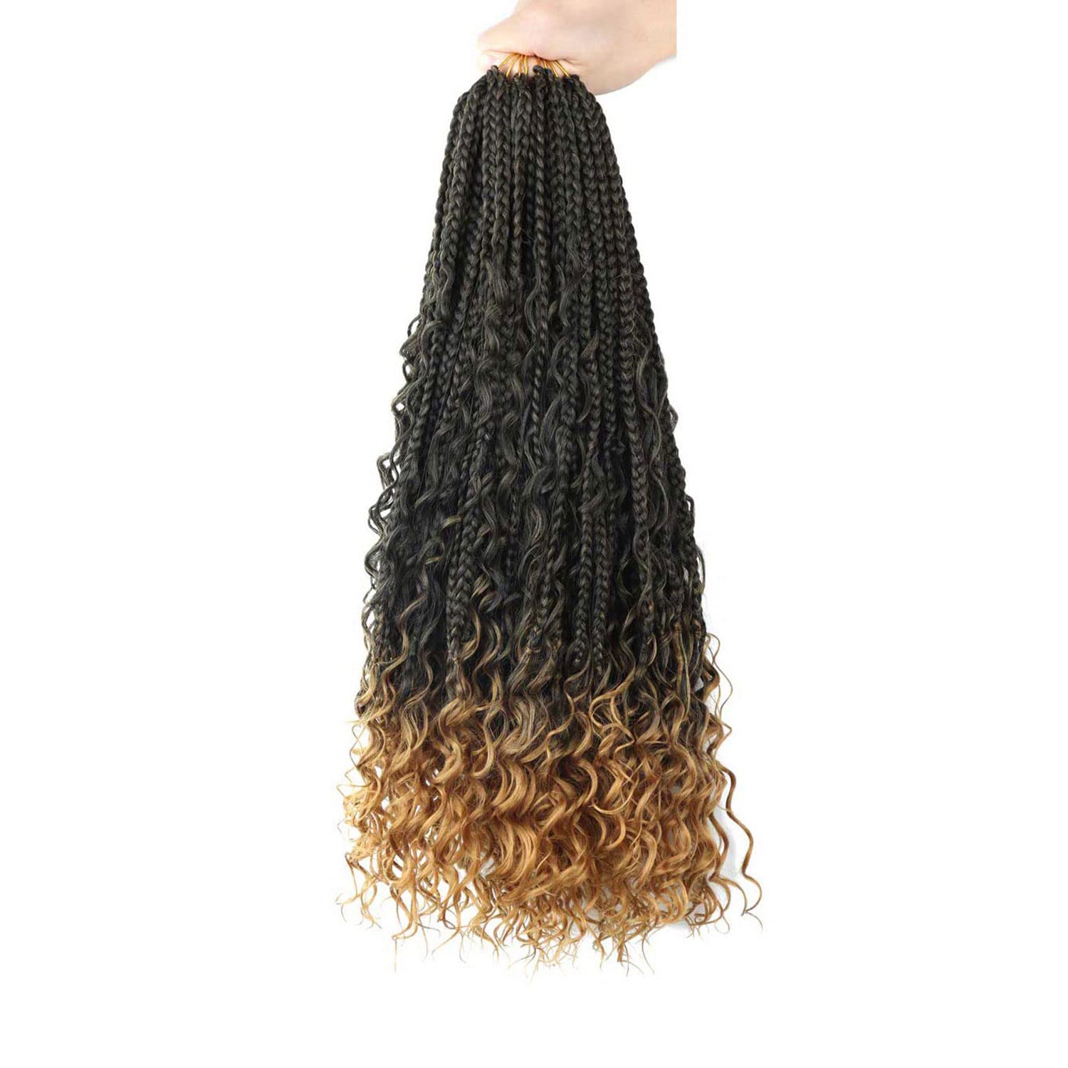 Fiber Hair Three-strand African Braid Crochet Hair
