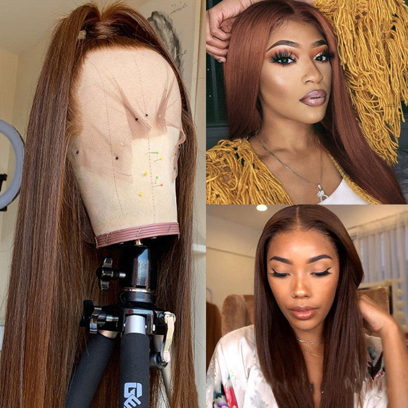 Brown HD Lace Human Hair Wig
