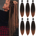 High Temperature Silk Braids Ombre Extensions