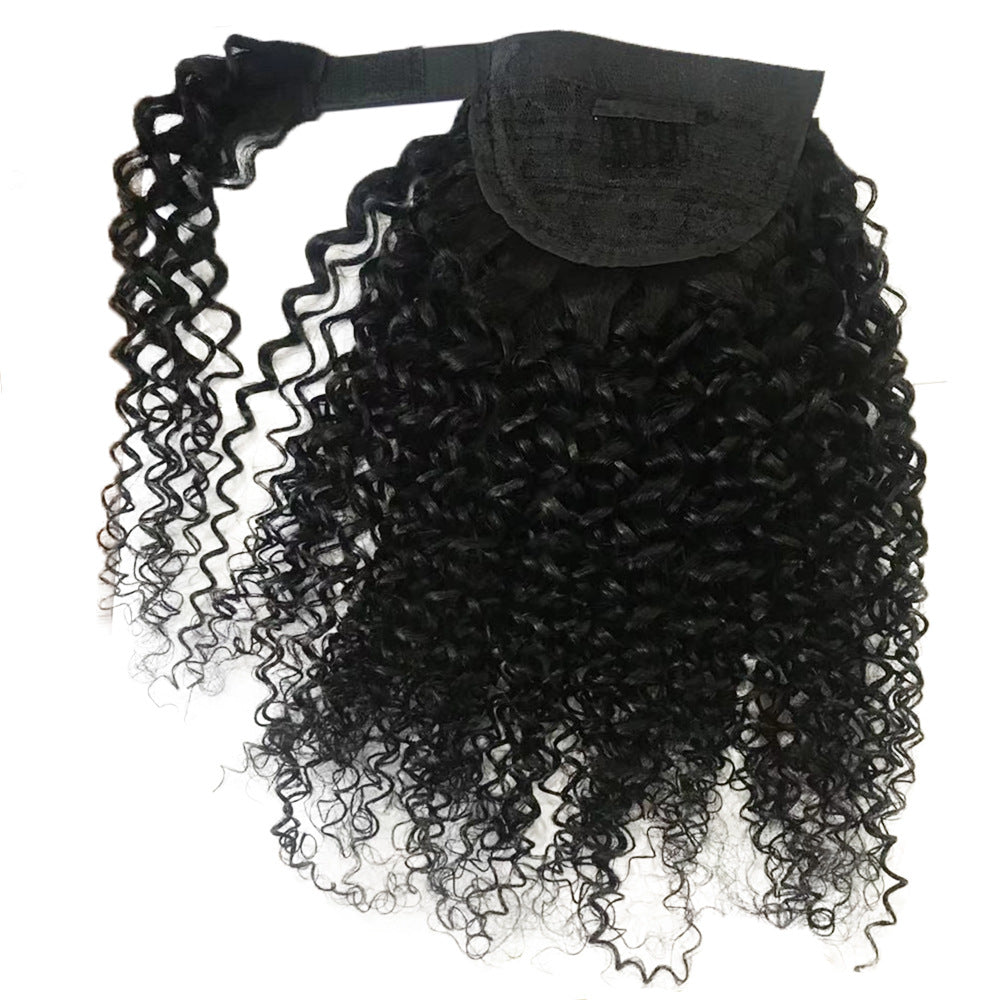 Curly Human Hair Ponytail
